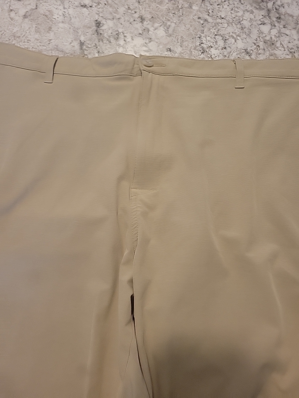 Callaway Men's Khaki Flat-Front Performance Golf Shorts - Picture 6 of 11